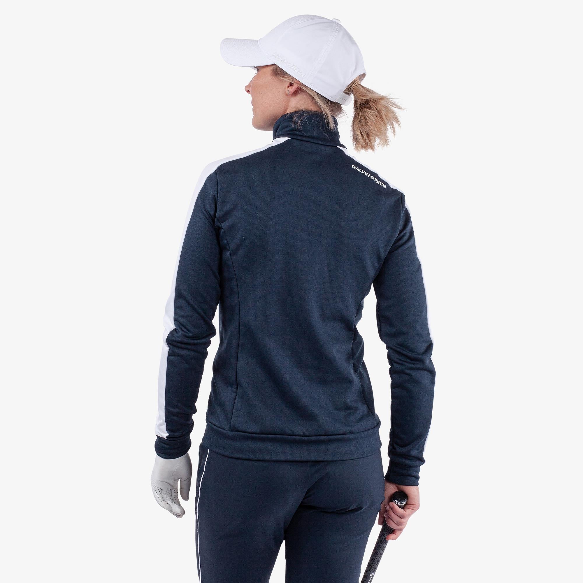 Galvin Green Dixie Insula Ladies Golf Mid Layer Navy/White
